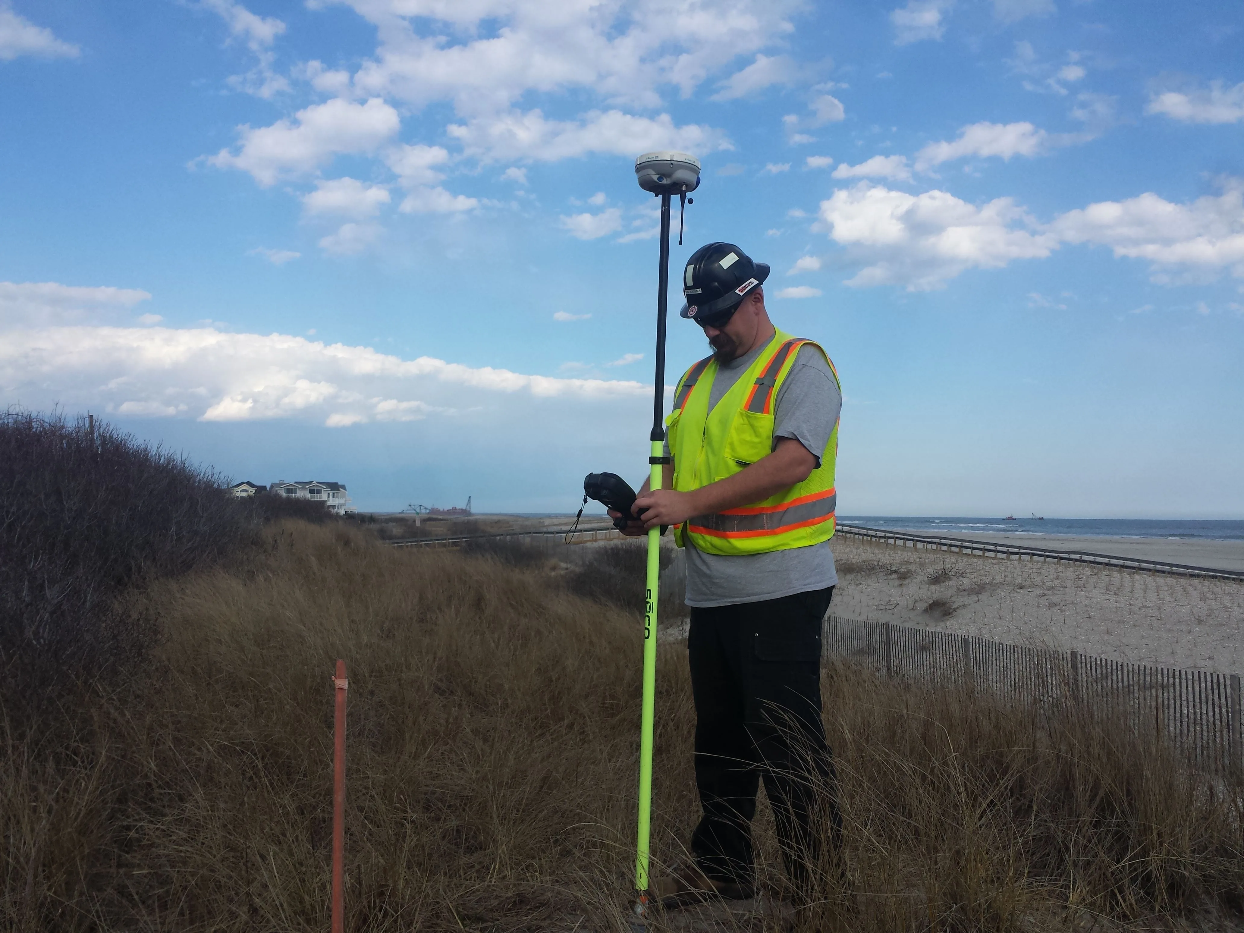 GBA team members working together in a marine field setting